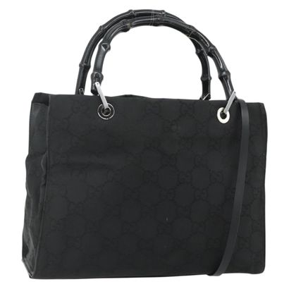 GUCCI “Vintage Bamboo Handle Tote” bag in...