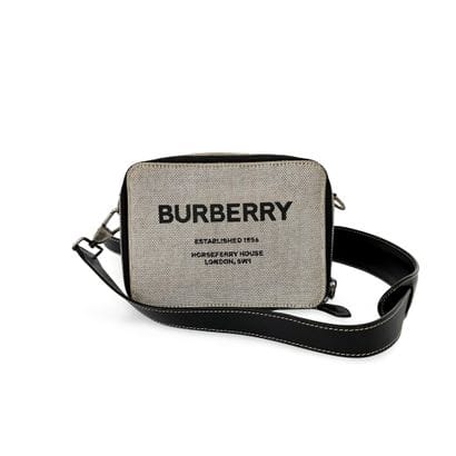 BURBERRY Sac « Horseferry Camera » en toile...