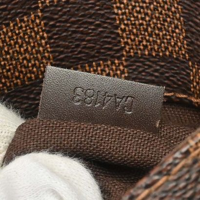LOUIS VUITTON “Bastille” bag in brown canvas,...
