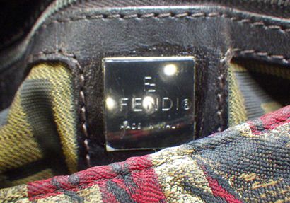 FENDI “Mamma Baguette” bag in multicolored...