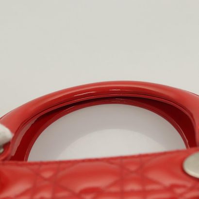 CHRISTIAN DIOR Sac « Vintage Lady Dior Patent...