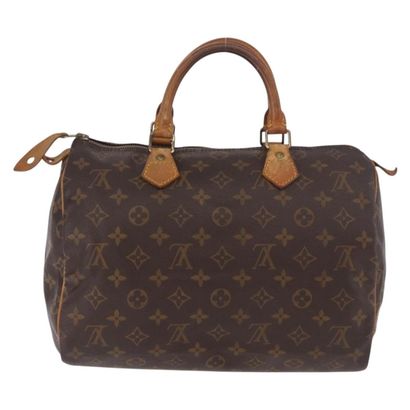 LOUIS VUITTON “Speedy” bag in brown Monogram...
