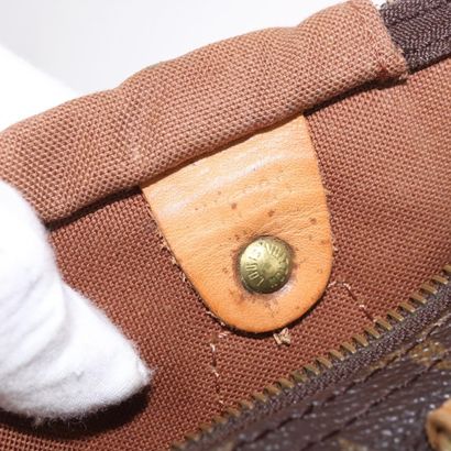 LOUIS VUITTON “Speedy” bag in brown Monogram...