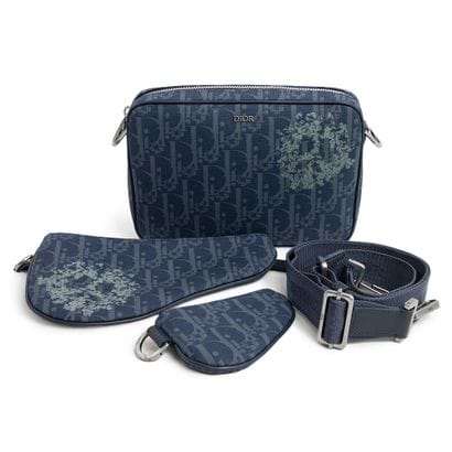 CHRISTIAN DIOR Sac « Saddle Tripple collaboration...