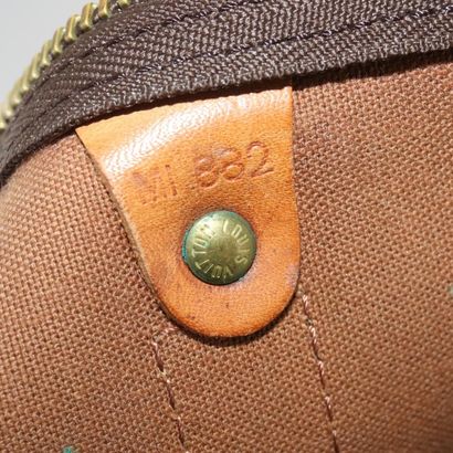 LOUIS VUITTON “Keepall” bag in brown Monogram...