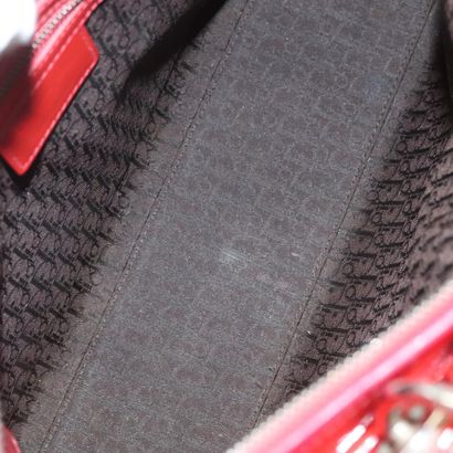 CHRISTIAN DIOR Sac « Vintage Lady Dior Patent...