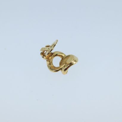 CHRISTIAN DIOR “CD Tribales” clip-on earrings...