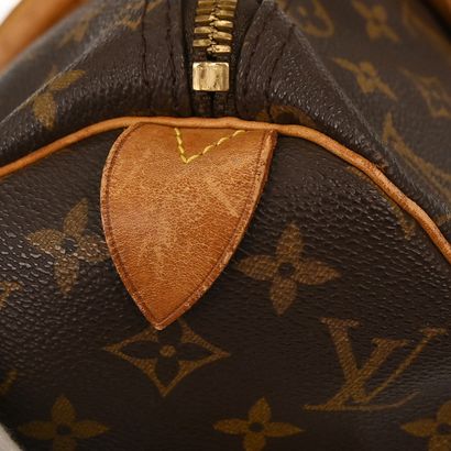 LOUIS VUITTON “Keepall” bag in brown Monogram...