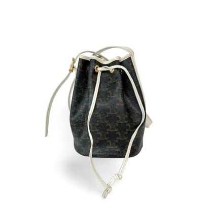CELINE Sac « Triomphe Drawstring Bucket »...