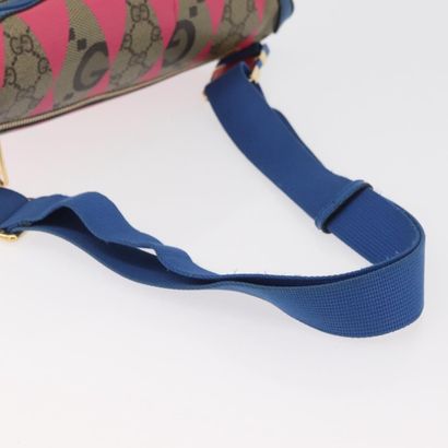 GUCCI “GG Rhombus” multicolored leather bag,...