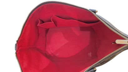 LOUIS VUITTON “Saleya” bag in brown leather,...