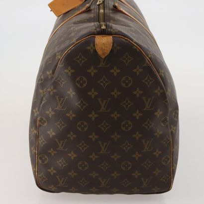 LOUIS VUITTON “Keepall” bag in brown Monogram...