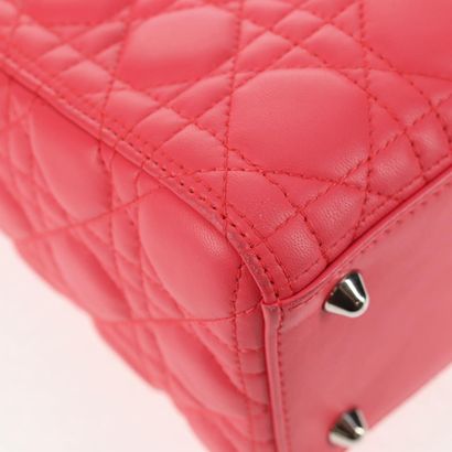 CHRISTIAN DIOR Sac « Lady cannage » en cuir...