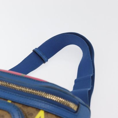 GUCCI “GG Rhombus” multicolored leather bag,...