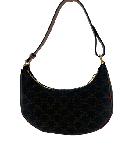 CELINE Sac « Ava » en cuir brun, taille Small.
Dimensions...