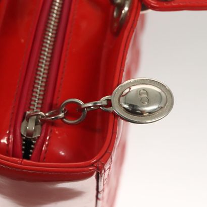 CHRISTIAN DIOR Sac « Vintage Lady Dior Patent...