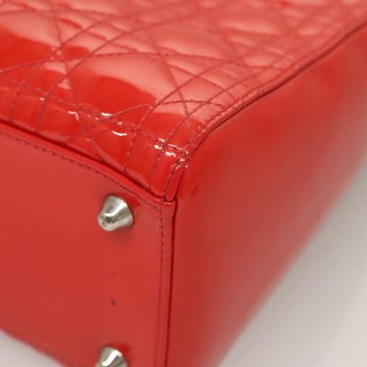 CHRISTIAN DIOR Sac « Vintage Lady Dior Patent...