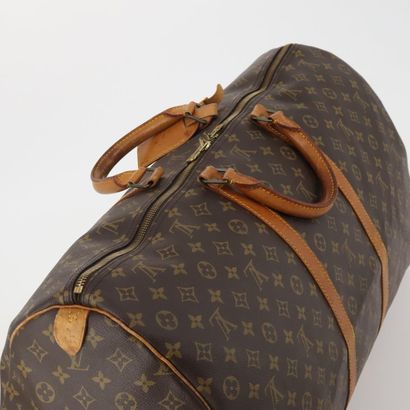 LOUIS VUITTON “Keepall” bag in brown Monogram...
