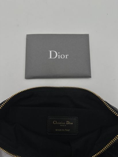 CHRISTIAN DIOR Sac « black cannage » à décor...