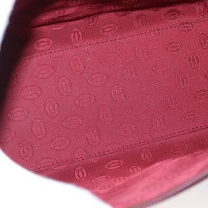 CARTIER Sac « Must Line » en cuir bordeaux,...