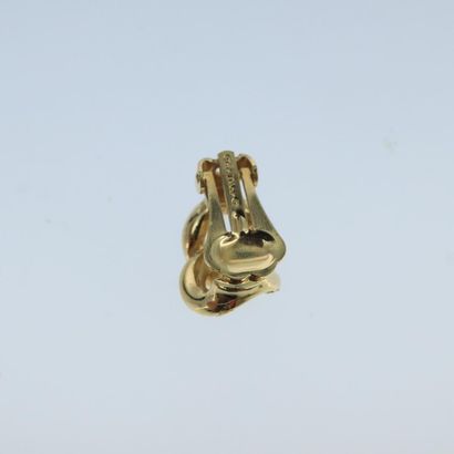 CHRISTIAN DIOR “CD Tribales” clip-on earrings...