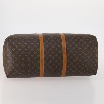 LOUIS VUITTON “Keepall” bag in brown Monogram...