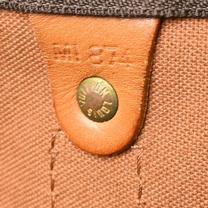 LOUIS VUITTON “Keepall” bag in brown Monogram...