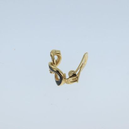 CHRISTIAN DIOR “CD Tribales” clip-on earrings...
