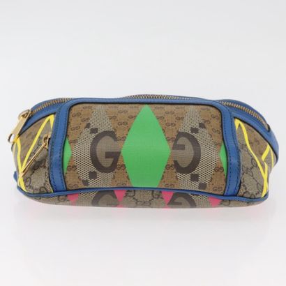 GUCCI “GG Rhombus” multicolored leather bag,...