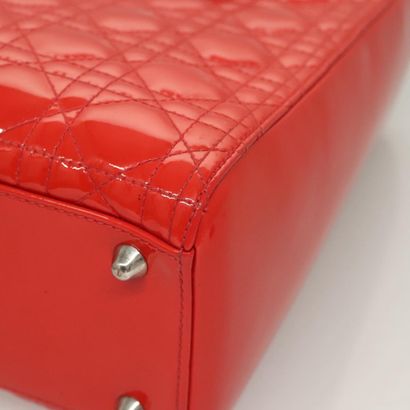 CHRISTIAN DIOR Sac « Vintage Lady Dior Patent...