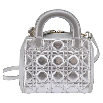 CHRISTIAN DIOR Sac « Lady cannage » en cuir...
