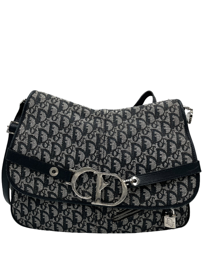 CHRISTIAN DIOR Sac « Vintage CD Flap Messenger...