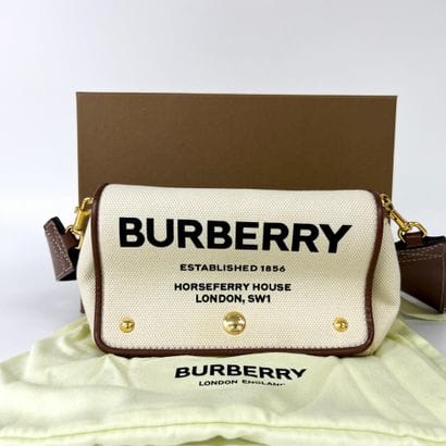 BURBERRY Sac « Horseferry Bum » en toile...