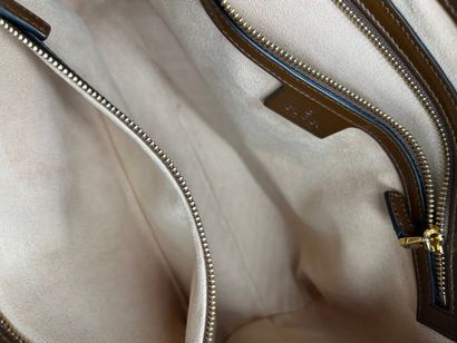 GUCCI “Jackie 1961 Web Tote” bag in brown...