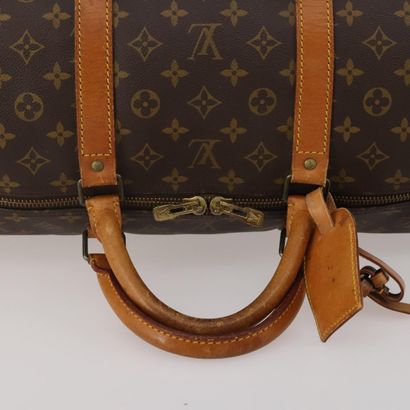 LOUIS VUITTON “Keepall” bag in brown Monogram...