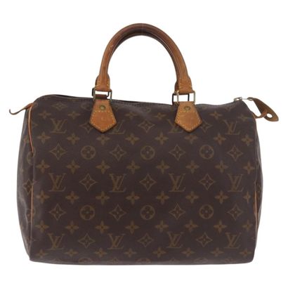 LOUIS VUITTON “Speedy” bag in brown Monogram...