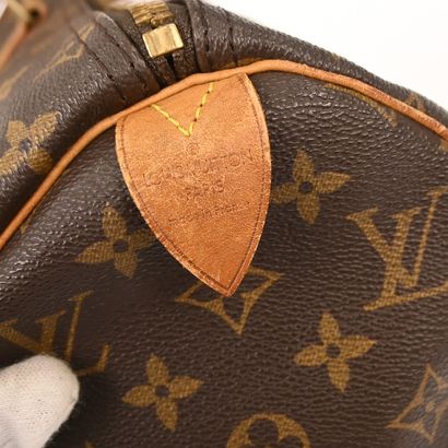 LOUIS VUITTON “Keepall” bag in brown Monogram...
