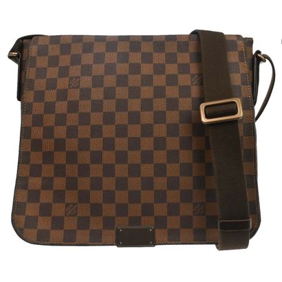 LOUIS VUITTON “Bastille” bag in brown canvas,...