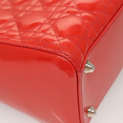 CHRISTIAN DIOR Sac « Vintage Lady Dior Patent...