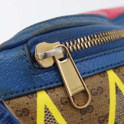 GUCCI “GG Rhombus” multicolored leather bag,...