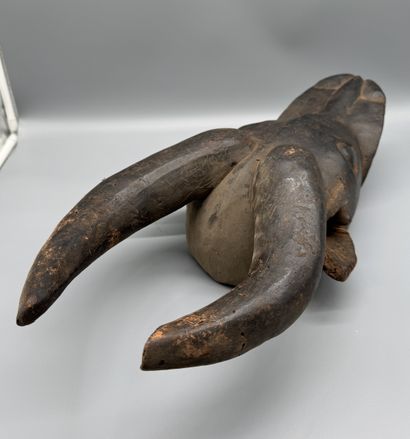 BUFFALO HELMET MASK - Grasslands, Cameroon...