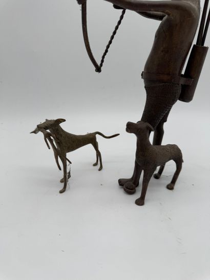 BOWHUNTER AND HIS DOGS - Mali - Bamana?
Mid-20th...