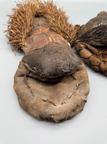 TWO MBUYA MASKS - DR Congo - Pende
Mid-20th...