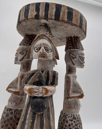 CARIATID STOOL - Nigeria - Yoruba
Late 19th...