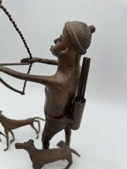 BOWHUNTER AND HIS DOGS - Mali - Bamana?
Mid-20th...