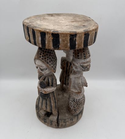 CARIATID STOOL - Nigeria - Yoruba
Late 19th...