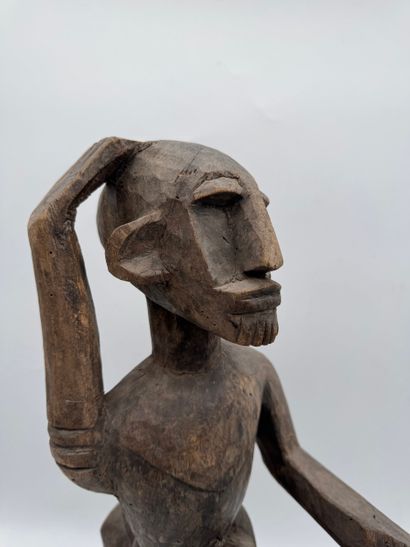EQUESTRIAN STATUE - Mali - Dogon
Mid-20th...