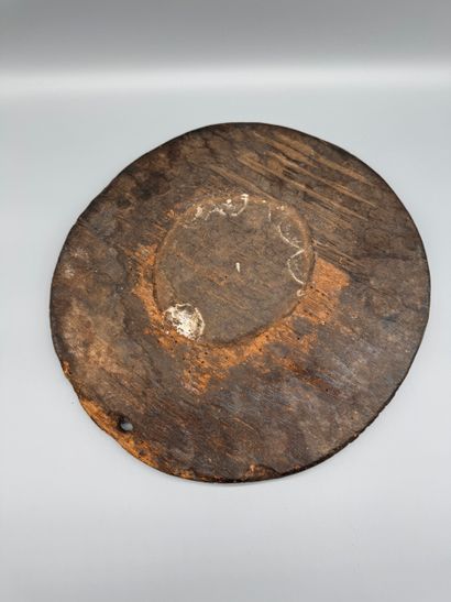 CIRCULAR YORUBA DIVINATION TRAY, NIGERIA...