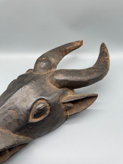 BUFFALO HELMET MASK - Grasslands, Cameroon...