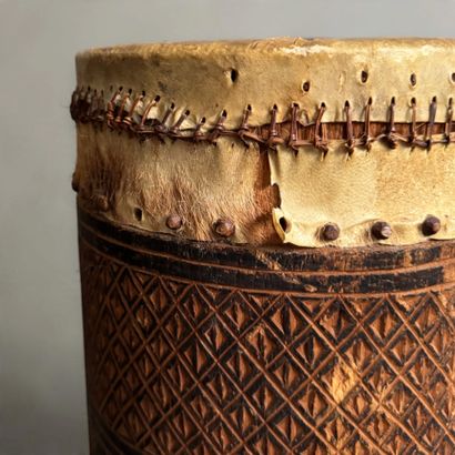 CEREMONIAL DRUM - DR Congo - Kuba
First half...